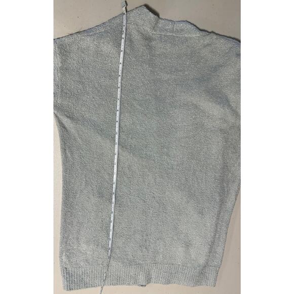 QVC Barefoot Dreams Lite Ribbed Cuff Coastline Cardigan NWOT SEAGLASS SIZE XS - Picture 9 of 9